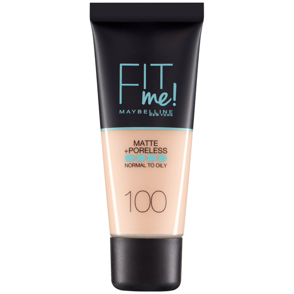 Fit Me Matte & Poreless Liquide Foundation 100 Warm Ivory 30 Ml