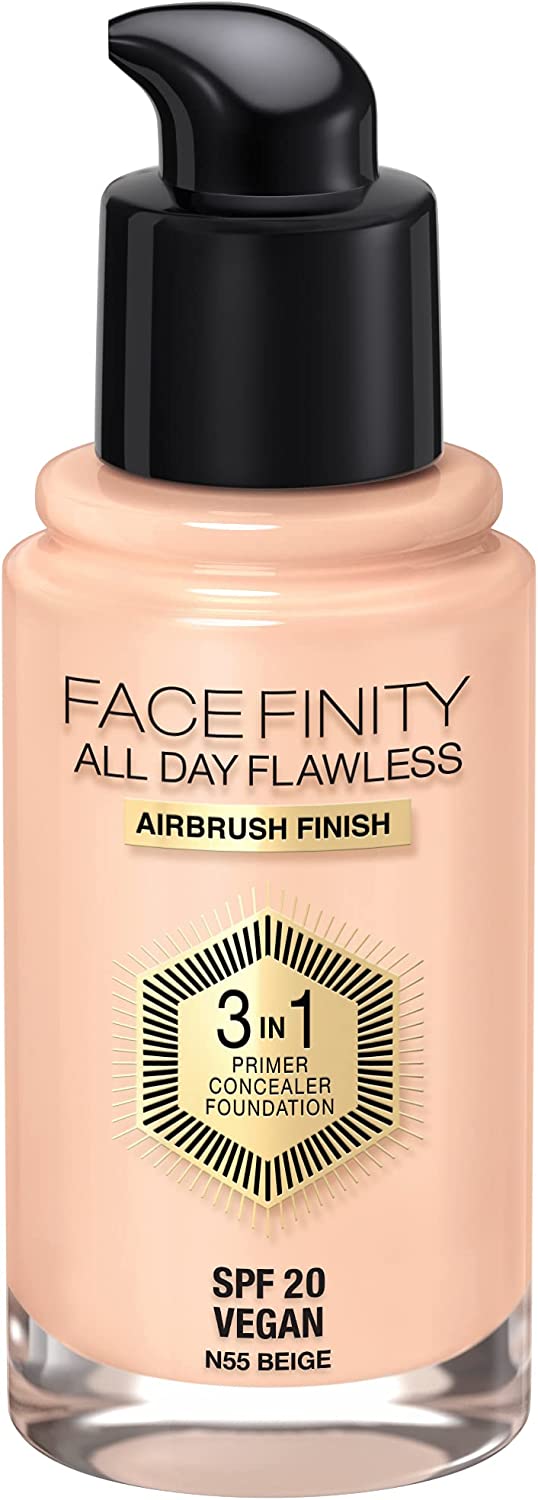 Face Finity All Day Makellose 3-in-1 Foundation, Primer, Concealer SPF 20 30 ml
