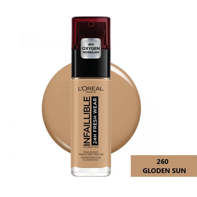 Unfehlbare 24H Fresh Wear Foundation - 260 Golden Sun 