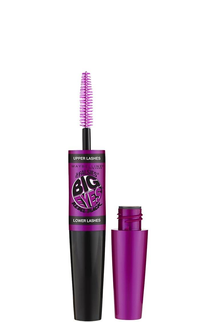 Mascara Volum' Express Große Augen Schwarz 5,1 + 4,6 ml