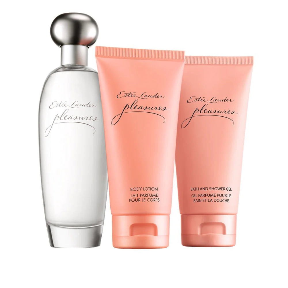 Pleasures Ultimate Collection Edp 100 ml + Body Lotion 75 ml + Bath 8 Duschgel 75 ml 