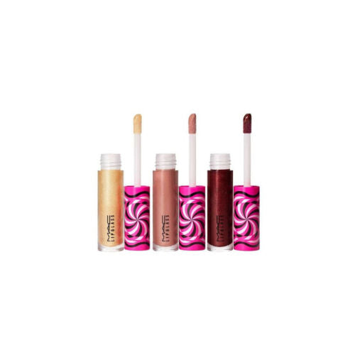 Tiny Tricks Mini Lipglsass Trio Warm Gift Set